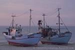 Photo Picture Of Fishing Boats At Sunset Denmark