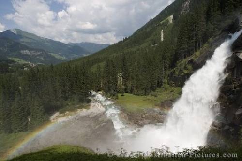 Krimmls Waterfall Rainbow