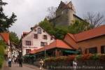The charming medieval town of Meersburg is a popular destination on the shores of Lake Constance in the Baden-Wuerttemburg region of Germany. The town is home to two castles - the old and new.