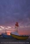 Vorupoer Harbour Denmark Sunset Picture