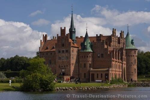 Egeskov Castle Funen Island Denmark Europe