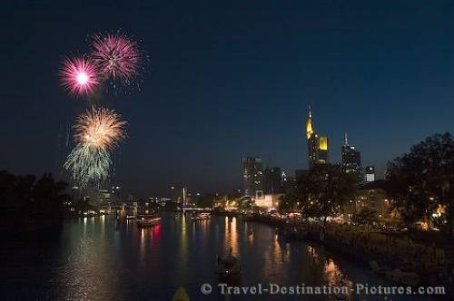 Main River Germany Fireworks