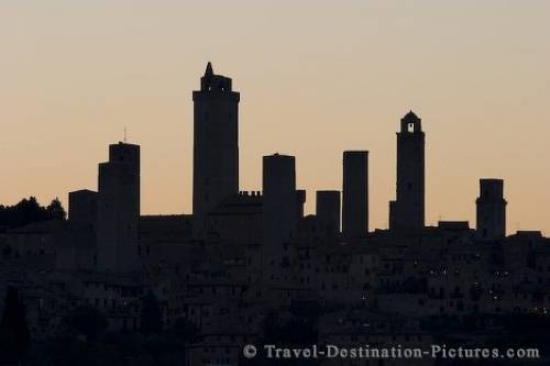 San Gimignano Silhouette