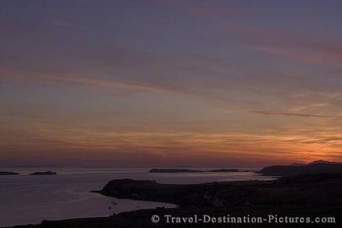 Trumpan Sunset Isle Of Skye Scotland UK