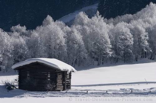 Winter Barn
